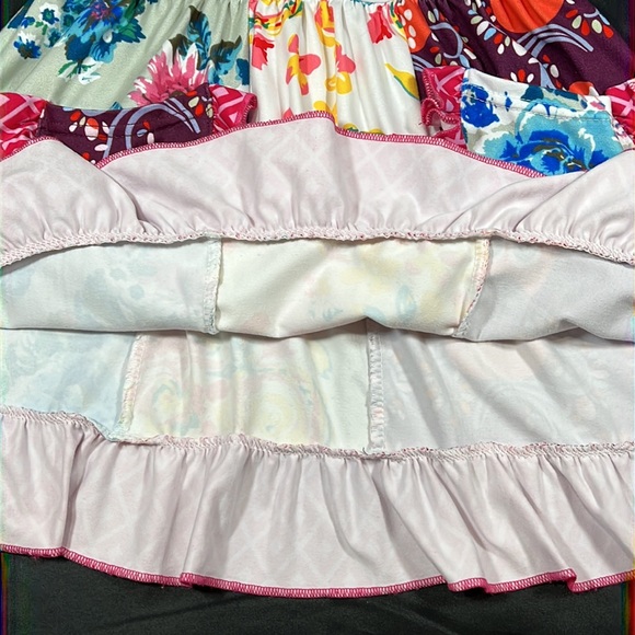 Adorable Girls Multi Colored Dress Size 6-7 - Picture 5 of 7